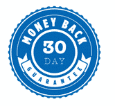 A picture of Chris Farrell Membership's 30 day Money Back Guarantee.