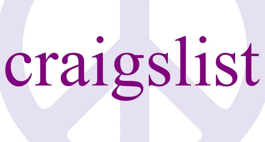 A screenshot of the Craigslist logo. 