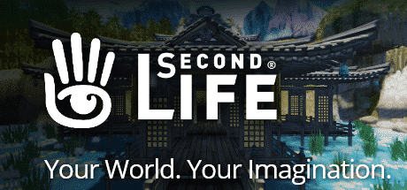 A logo from the video game called Second Life. 