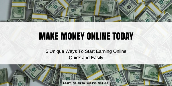 how to make money online today image