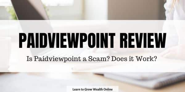 Paidviewpoint review cover image.