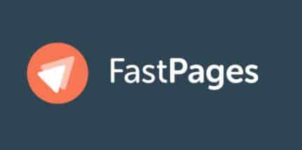 A screenshot of Fastpages logo. 