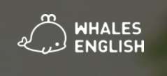 a screenshot of whale english's logo